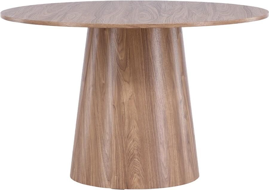 Nest living Trude Houten Eettafel Naturel Hout Ronde Eetkamertafel Bruin Ø 120 cm