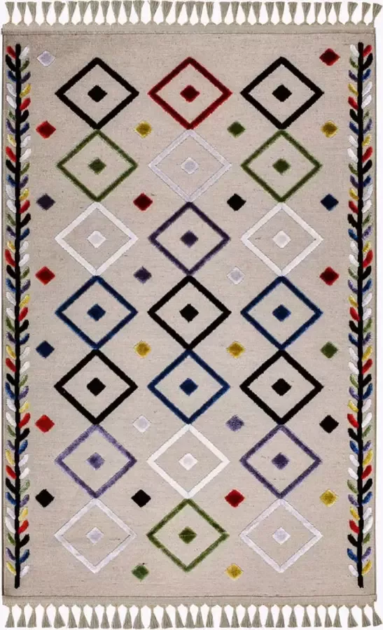 Netline Home Vintage Vloerkleed Voor Woonkamer Slaapkamer Keuken Eetkamer Oosters Designtapijt Zacht medium stapel Traditioneel Vintage Vloerkleed Vlekbestendig (Multicolor 160x230 CM)