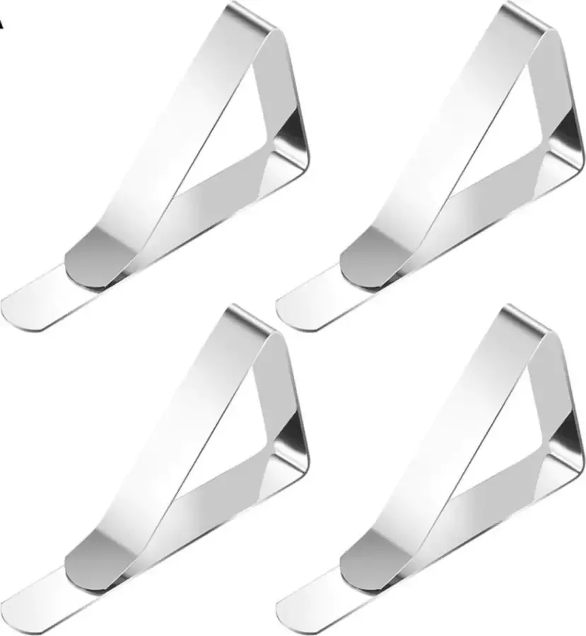 New Age Devi 20 Stuks Tafelklemmen RVS Tafelkleedklemmen Stevige klemmen voor tafelkleed Vastmaken van tafelkleed Antiwind