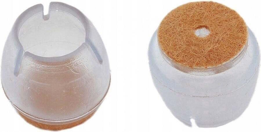 New Age Devi 4x Ronde Stoelpoot Doppen Beschermers Voor Ronde Stoelpoten van 25-29 mm Omtrek 78-91 mm Beschermdoppen voor Stoelen Vilten Insteekdop Set van 4