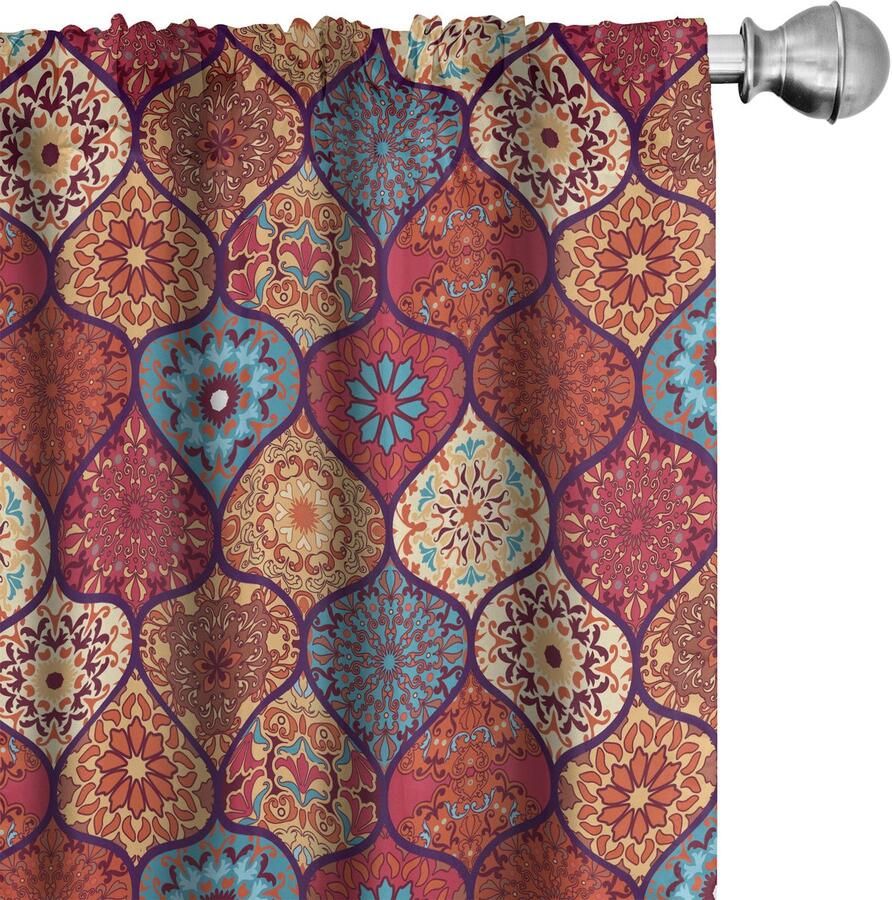 New Bed Gordijnen Marokkaans Oosters golvend natuurlijk Lichtgewicht Overgordijnen met Roedezak 150 cm x 245 cm