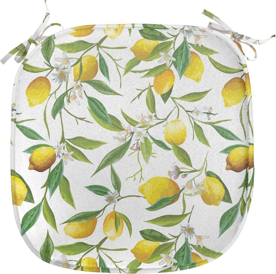 New Bed Natuur Citroen houtachtig romantisch Stoelkussen Anti-Slip Zitting Pad 40 cm x 40 cm