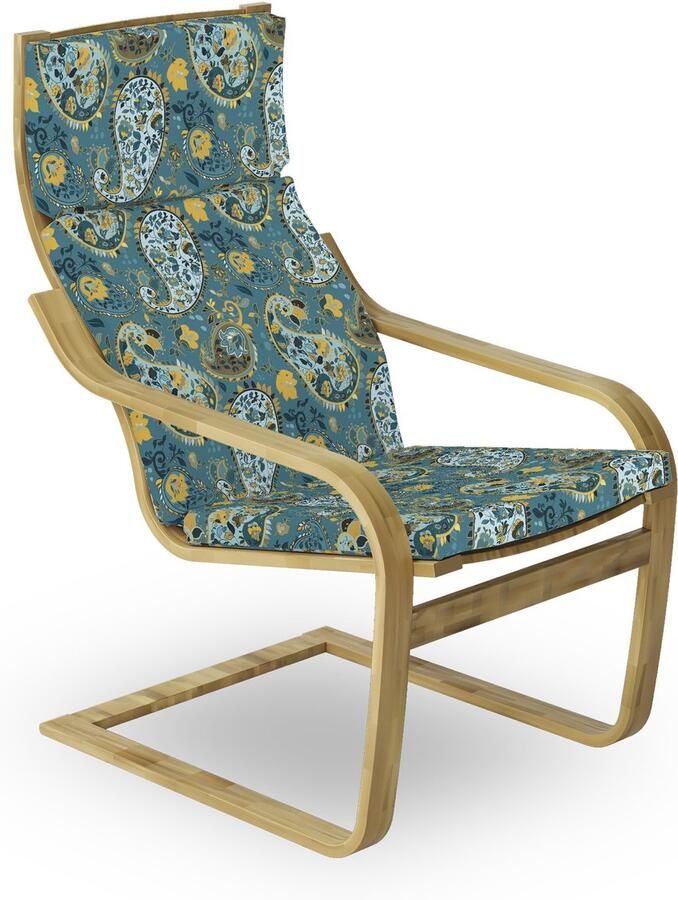 New Bed Paisley Antieke Oosterse Motieven Stoelkussen en hoes 1 stuk zacht vervangend kussen met afneembare hoes