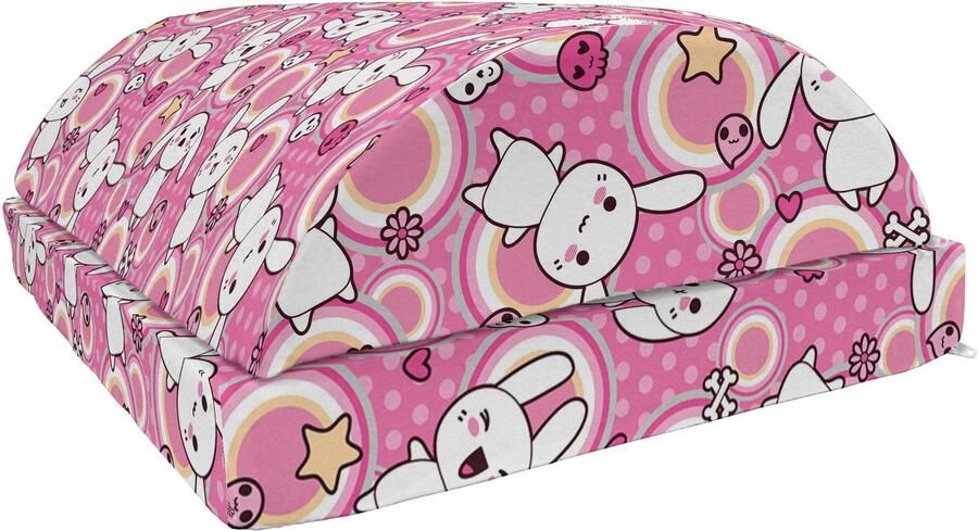 New Bed Voetsteun Anime Konijnen Humor antislip rugleuning verstelbare ergonomische beenondersteuning van traagschuim voor op kantoor