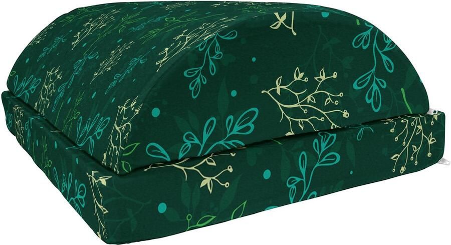 New Bed Voetsteun Jagersgroen Bladerige Lente Takken antislip rugleuning verstelbare ergonomische beenondersteuning van traagschuim voor op kantoor