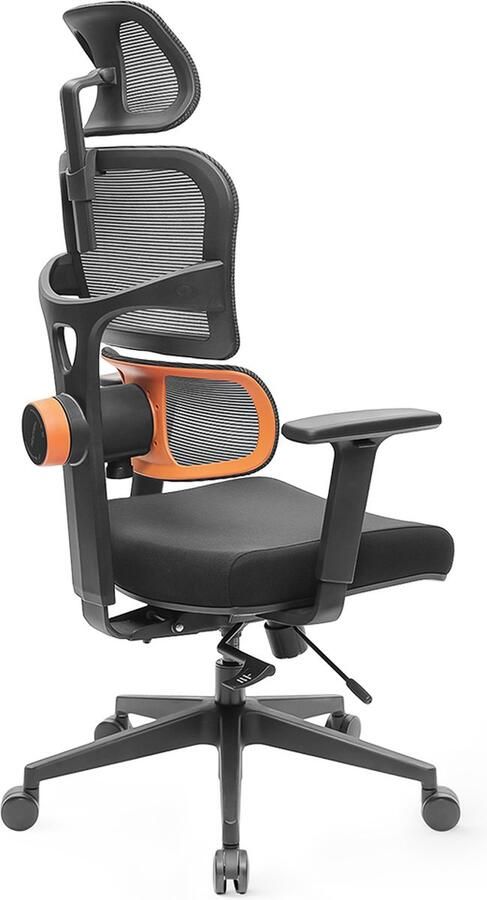 Newtral Chair Standard NT001 Adaptieve Onderrug Ondersteuning Ergonomische Stoel Verstelbare Armleuning Hoofdsteun Nylon Basis