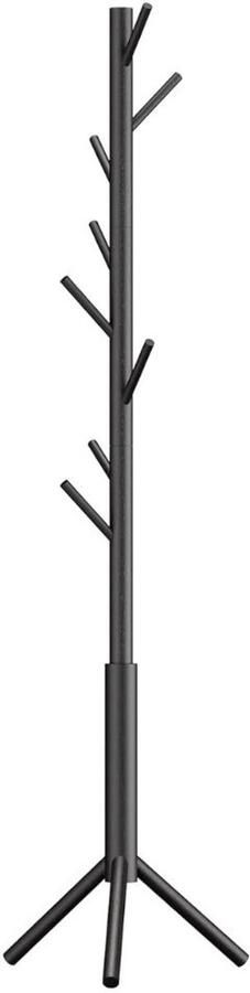NewWave Kapstok Hout Boomvormig Vrijstaand 3 Poot Met 8 Haken Houten Jas en Hoedenstandaard