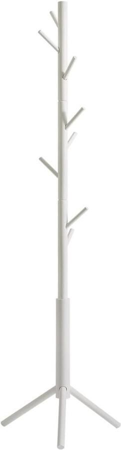 NewWave Kapstok Hout Boomvormig Vrijstaand 3 Poot Met 8 Haken Houten Jas en Hoedenstandaard