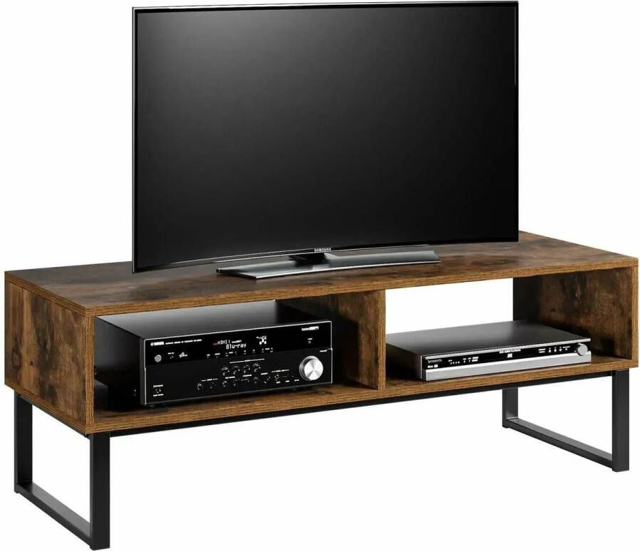 NewWave Televisie Kast TV Meubel Dressoir Bruin Hout TV Stand Media Centre Salontafel Industrieel 108x40cm