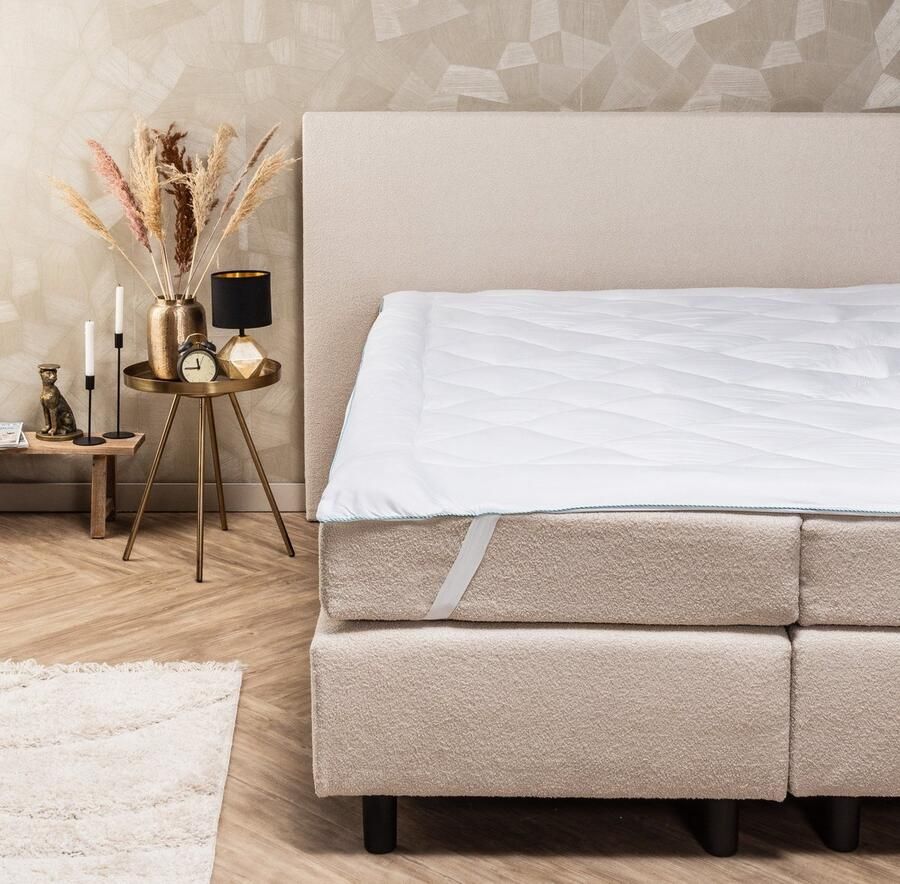 Nice Dreams Topper Oplegmatras 140x200 cm Tweepersoons Medisch Topper Extra Zacht Gevuld Met Gelvezels - Foto 2