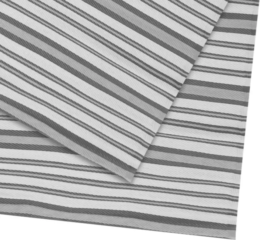 NICEEY Buitenkleed Tuintapijt Vloerkleed Buitenkleed 160x230cm Grijs Wit