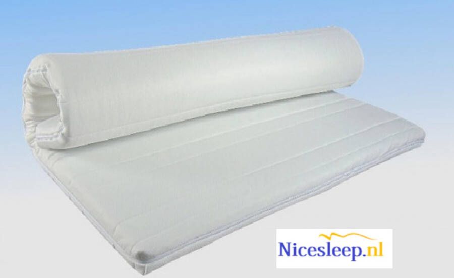 Nicesleep De Luxe Topdek Matras Nicesleep.nl Topdekmatras Koudschuim Deluxe -160x200x9 cm