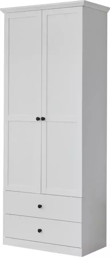 Nicesleep Wonen & Slapen Nicesleep.nl- BrandsonBaxter kledingkast 2 deuren 2 laden wit