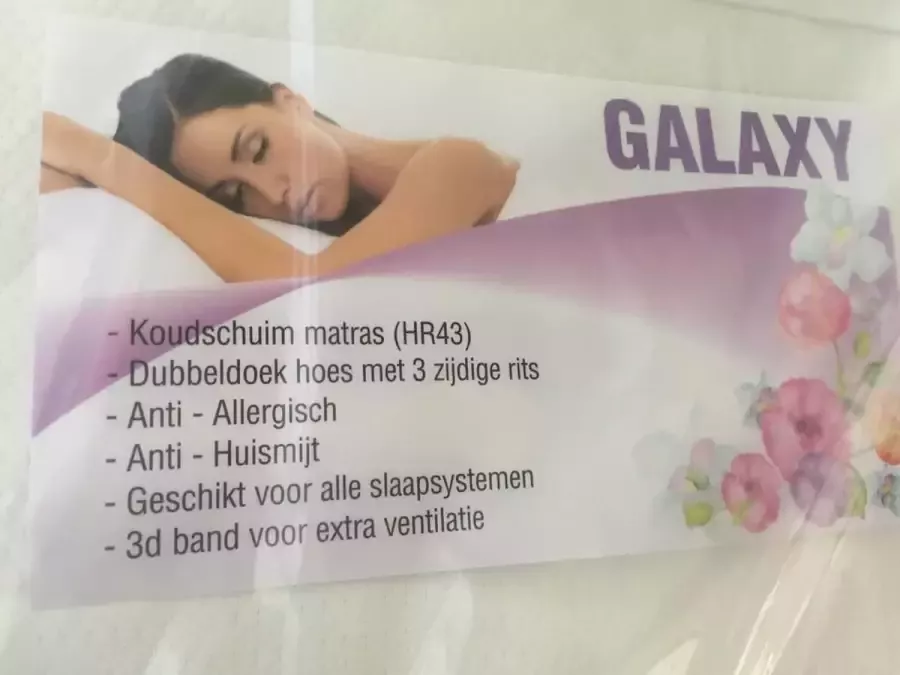 Nicesleep.nl- Galaxy Nicesleep.nl Galaxy Koudschuim Matras 90x200x20 cm Medium