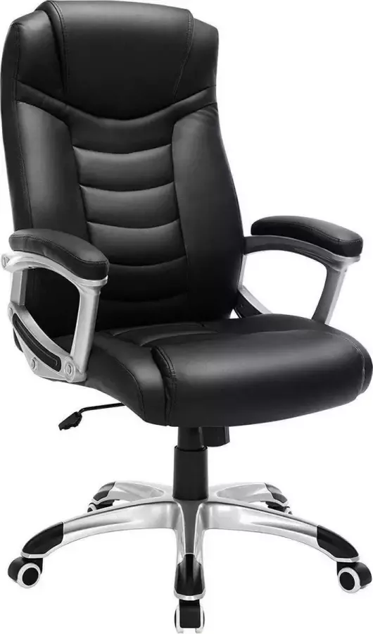Nifty Living Luxe Design Bureaustoel Hoog zitcomfort Zwart