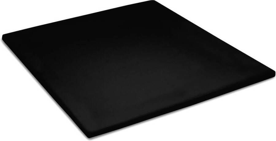 Damai Topcover katoen 180 x 200 (99) black Standaard (tot 8 cm) Nightkiss