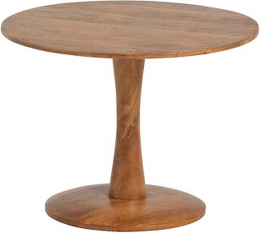 Meubelplaats Bijzettafel Flare Ø60 cm Bruin