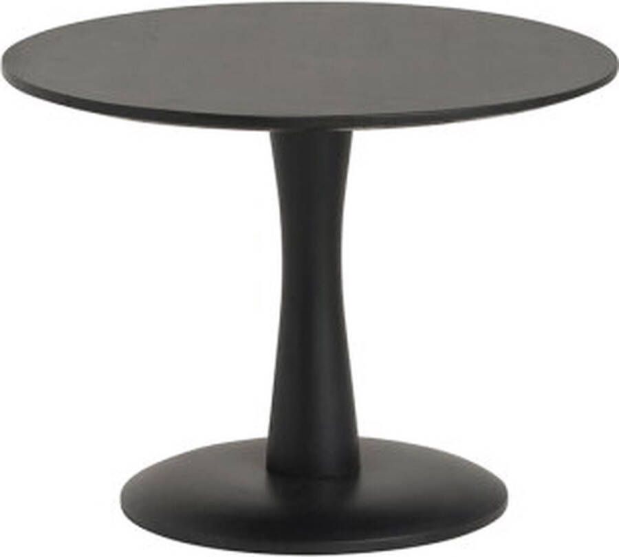 MySons Nijwie Bijzettafel Flare Ø60 cm- Zwart
