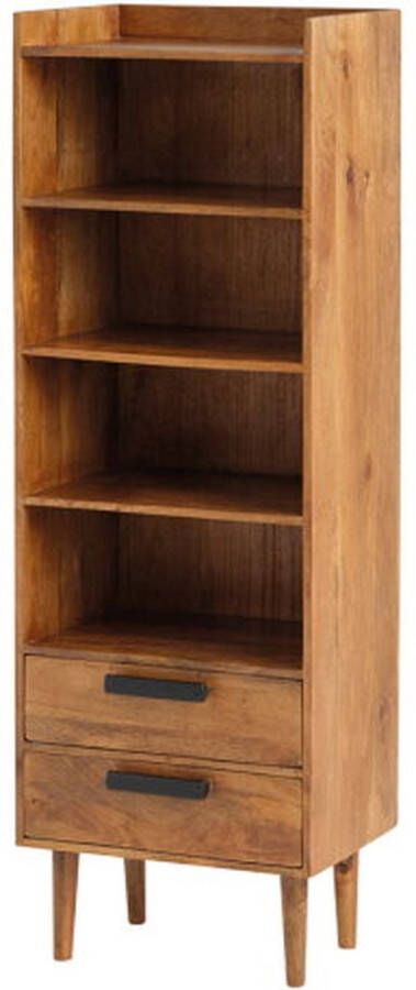 Meubelplaats Boekenkast Flare 165 cm Bruin Nijwie