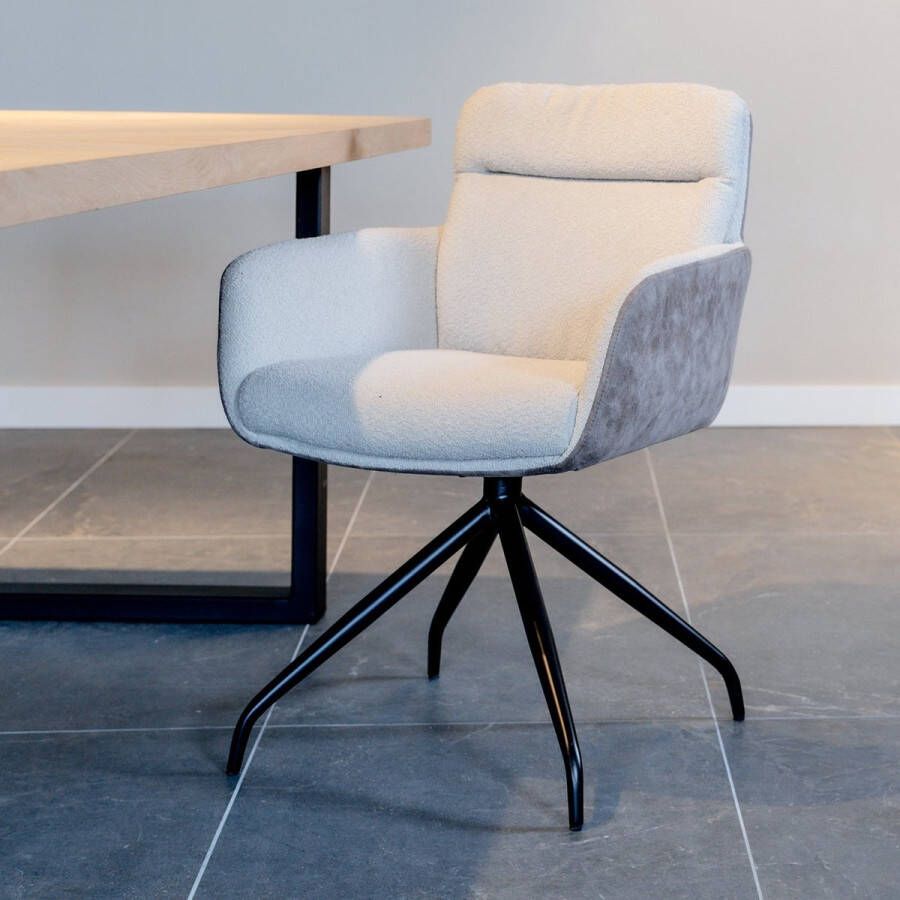 Le Chair Eetkamerstoel Senn Beige Boucle