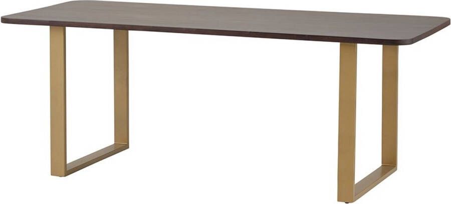 Nijwie Eetkamertafel 200 Acacia Warm Walnoot