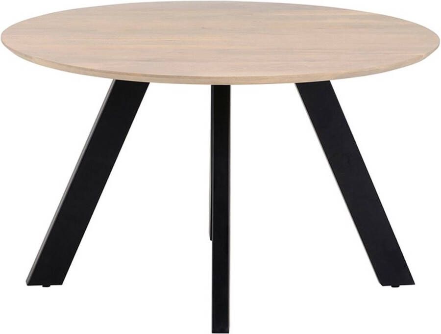 Nijwie Eetkamertafel Ø130 Mango Ashblond = Dining table Ø130 Mango Ashblond - Foto 2