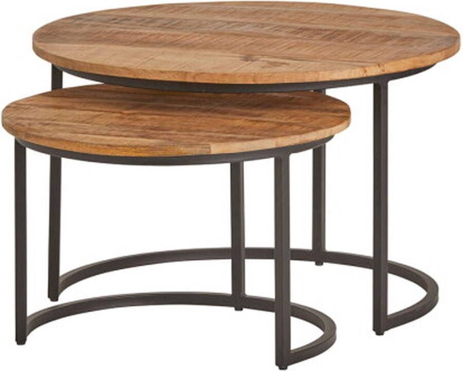 Meubelplaats Mimi ronde salontafel set van 2