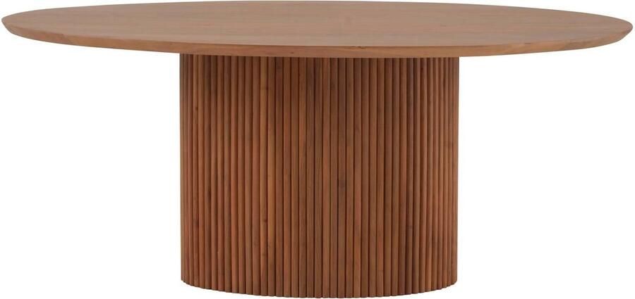 Nijwie Eettafel Nairobi 180 cm ovaal Acacia Naturel