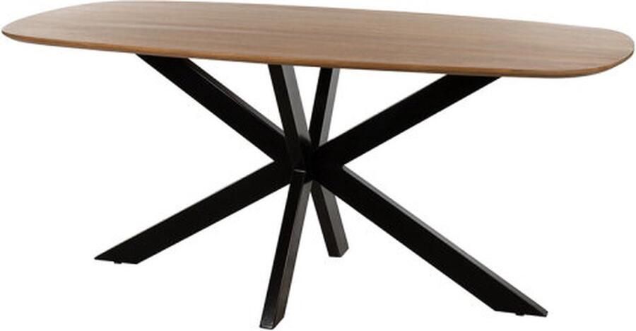 Nijwie Eettafel Akagi 180 cm Deens ovaal mangohout Naturel