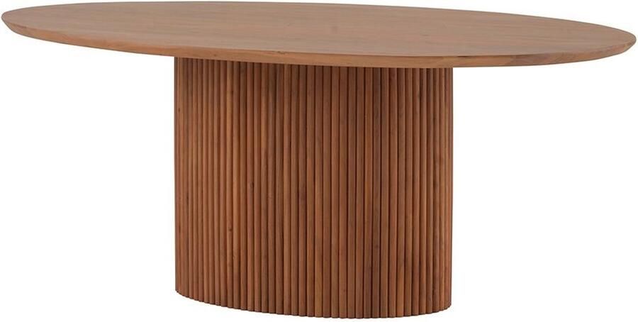 Nijwie Eettafel Nairobi 220 cm ovaal Acacia Naturel