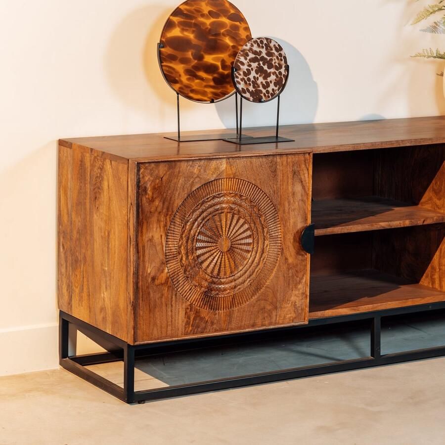 Nijwie Tv meubel Maya Massief Mangohout