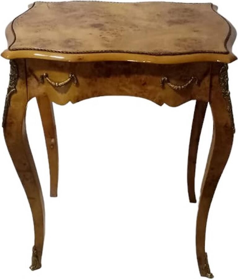 Nile Furniture Barok bijzettafel met 1 lade