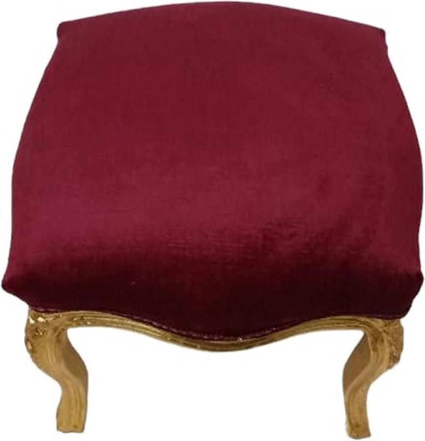 Nile Furniture Barok krukje goud rood
