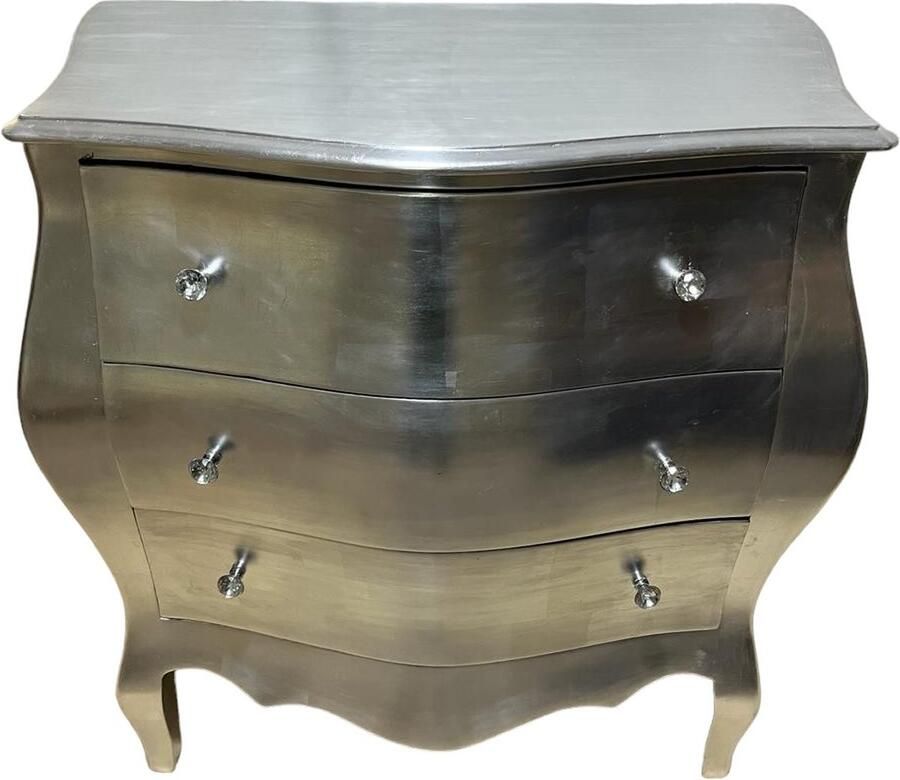 Nile Furniture Barok luxe commode zilver