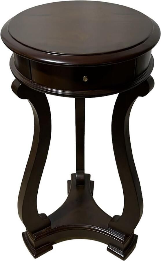 Nile Furniture Bijzettafel Élégance Ronde – Chocolate