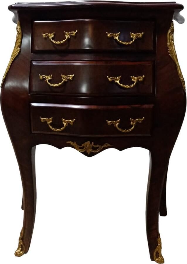 Nile Furniture Barok commode met 3 laden [Barok] [Woonkamer] [Luxe] [Interieur] - Foto 2