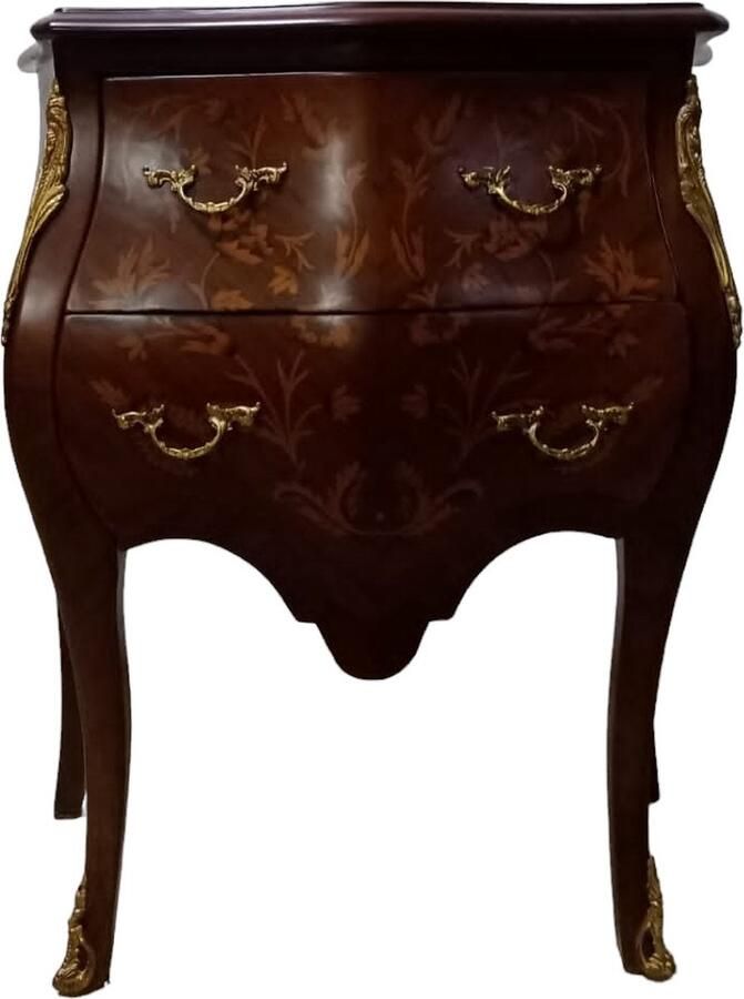 Nile Furniture Barok commode met 2 laden [Barok] [Woonkamer] [Luxe] [Interieur] - Foto 3