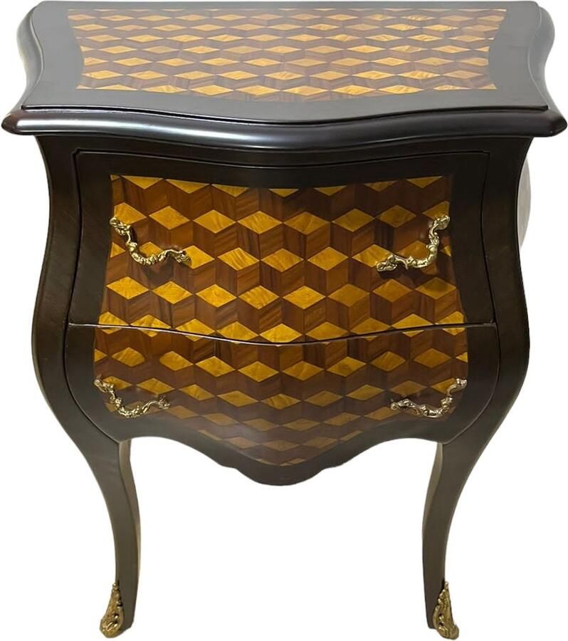 Nile Furniture Barok commode met 2 laden [Barok] [Woonkamer] [Luxe] [Interieur] - Foto 2