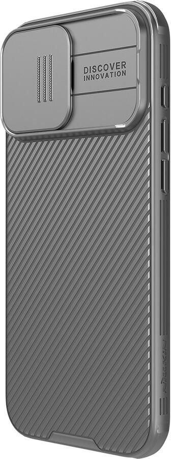 Nillkin CamShield Pro hoesje Geschikt voor Apple iPhone 16 Pro Ultra Sleek Grijs