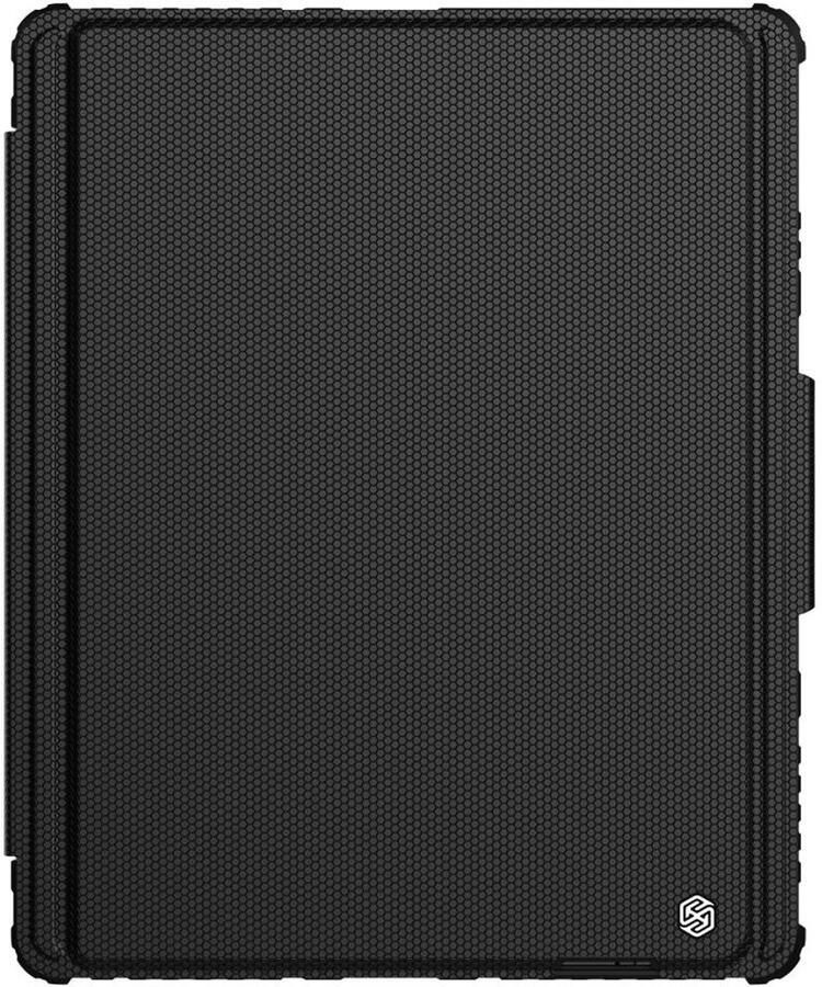 Nillkin Verlichte toetsenbordhoes Geschikt voor Apple iPad Pro 12.9“ Air 13” versterkte bumper link Zwart