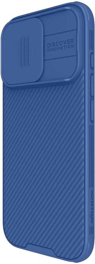 Nillkin Verschuifbare CamShield Pro Case Geschikt voor Apple iPhone 16 Pro Max Ultra Sleek Blauw
