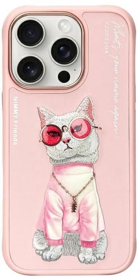 Nimmy Hoesje Voor Iphone 16 Pro 6.3 Magnetisch Met Anti-Slip Glasbescherming