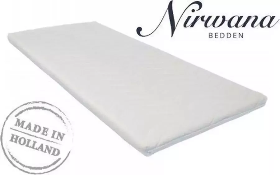 Nirwana Bedden 160x200 Topper Dekmatras Nasa traagschuim c.a. 6 cm dik