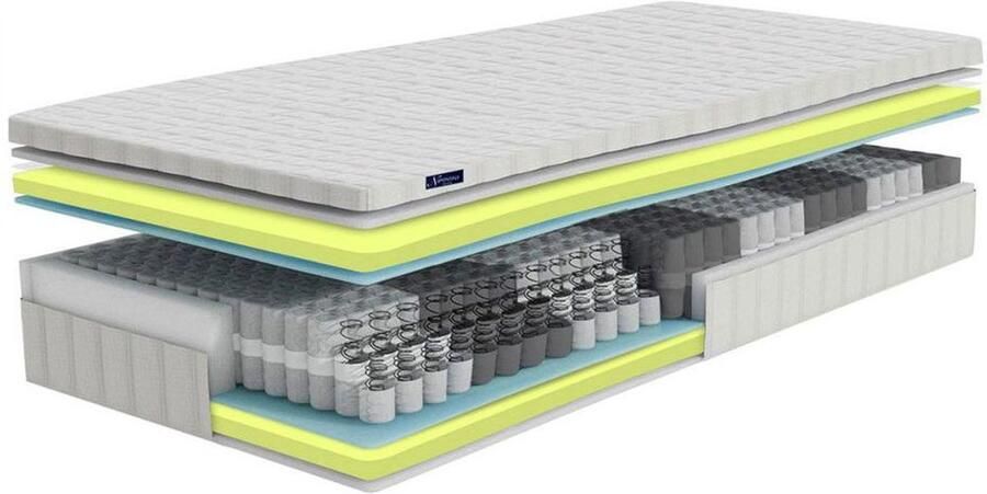 Nirwana Bedden Matras Visco nasamatras Traagschuim matras 110x220x26 cm