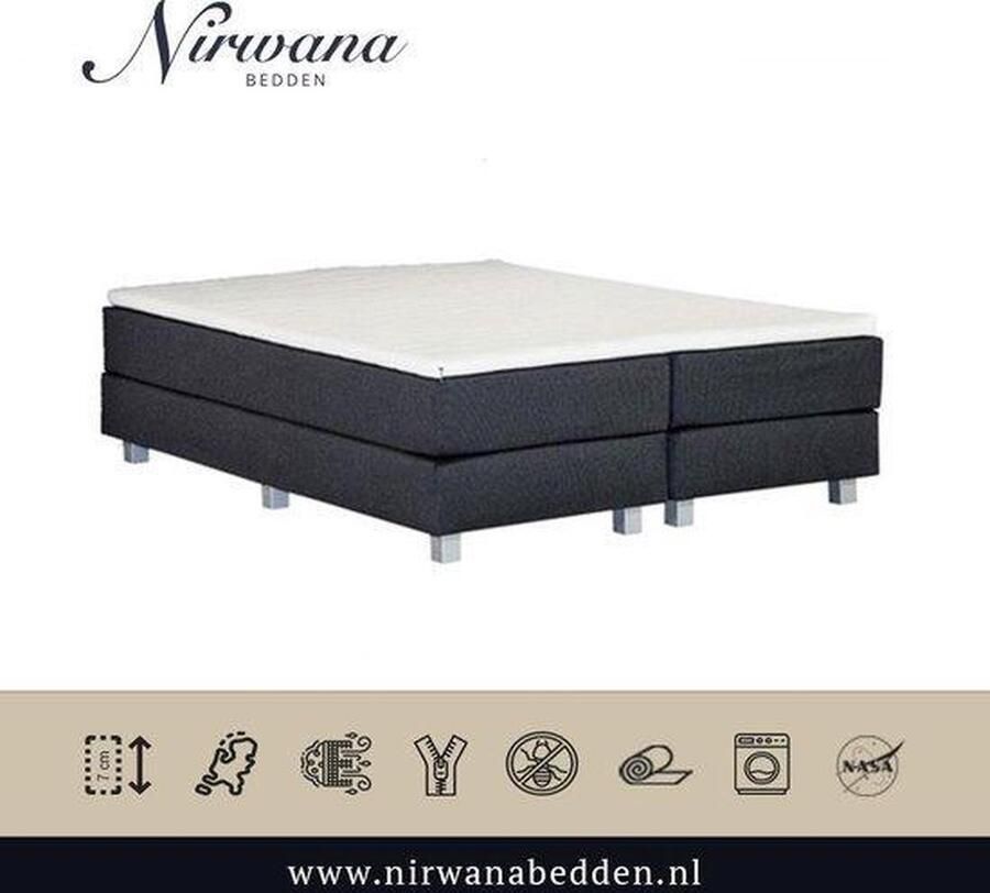 Nirwana Bedden Topdekmatras Topper 170x190 NASA-VISCO Gel Traagschuim 6 cm dik - Foto 2