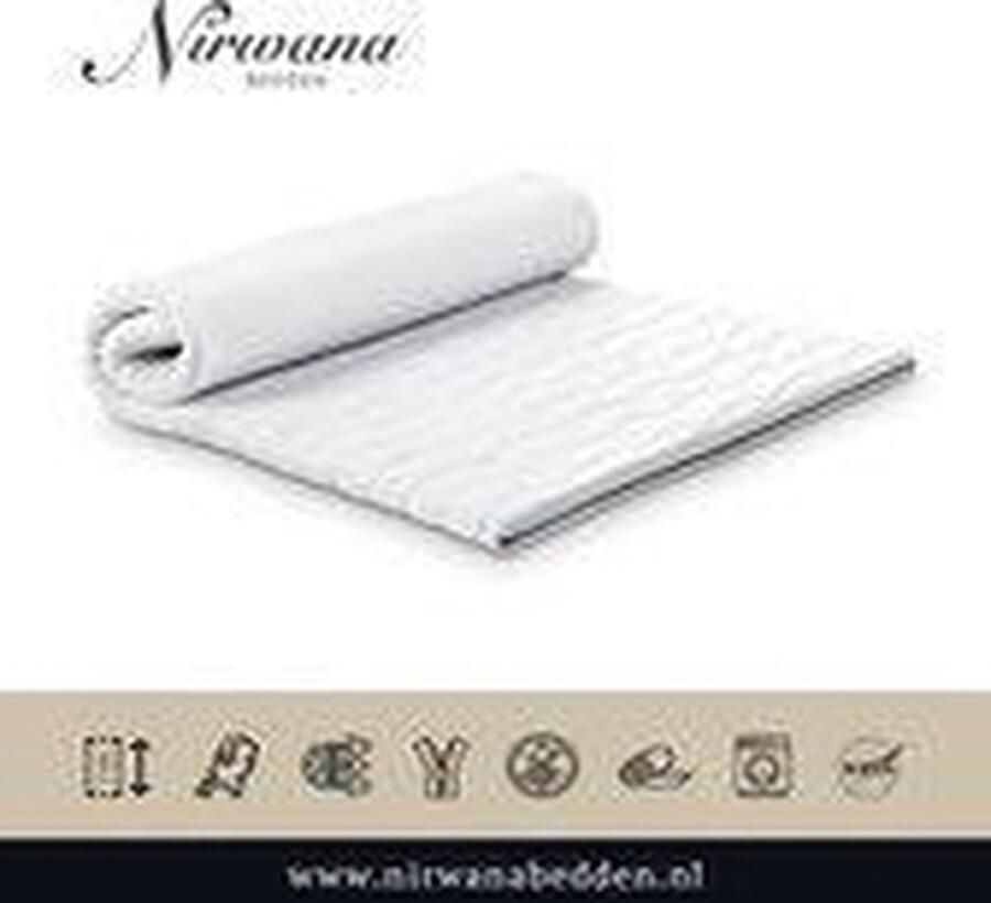 Nirwana Bedden Topdekmatras Topper 100x190 NASA-VISCO Gel Traagschuim 6 cm dik