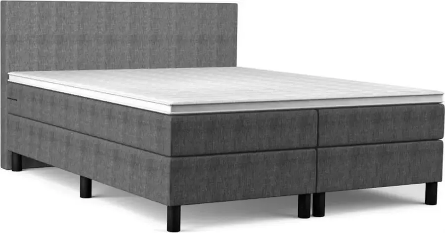 Nirwana Bedden Nirwana Boxspring Basic 140x200 Antraciet Gratis Bezorgd