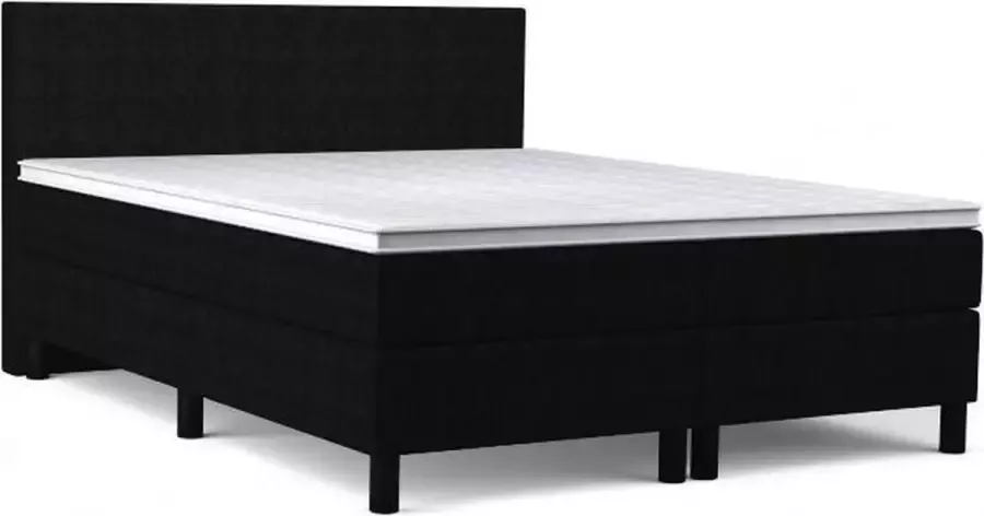 Nirwana Bedden Nirwana Boxspring Basic 140x200 Zwart Gratis Bezorgd