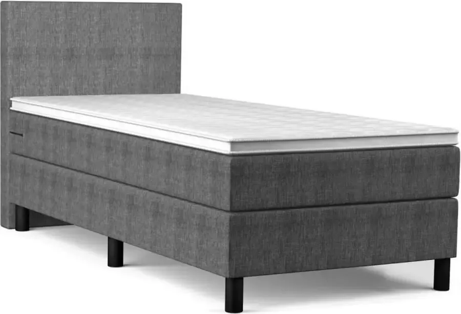 Nirwana Bedden Nirwana Boxspring Basic 90x200 Antraciet Gratis Bezorgd