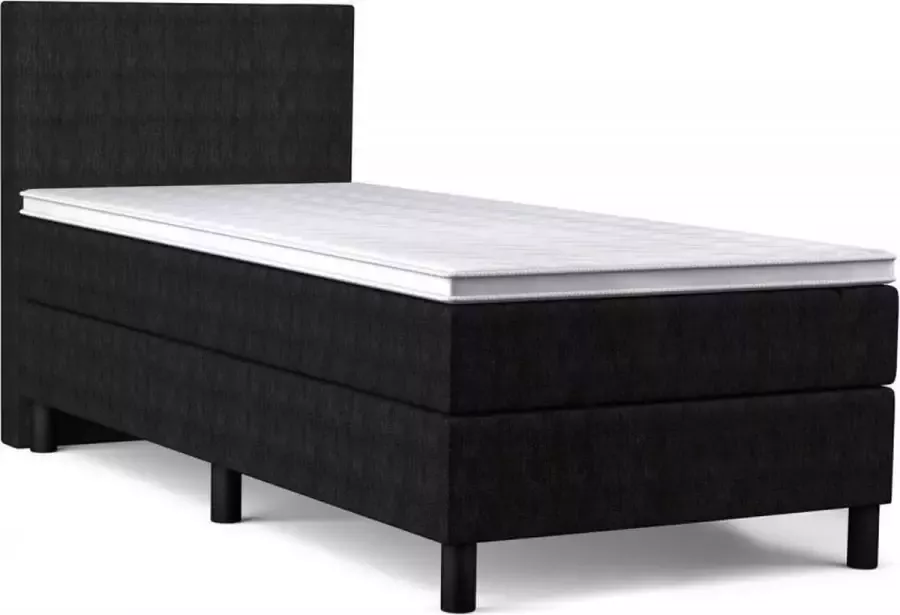 Nirwana Bedden Nirwana Boxspring Basic 90x200 Zwart Gratis Bezorgd